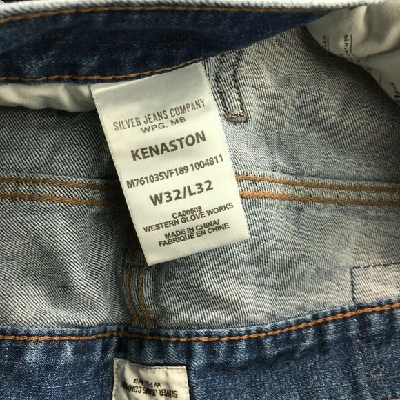 Mens Silver Jeans Low Rise Kenaston Slim Leg - Picture 7 of 9